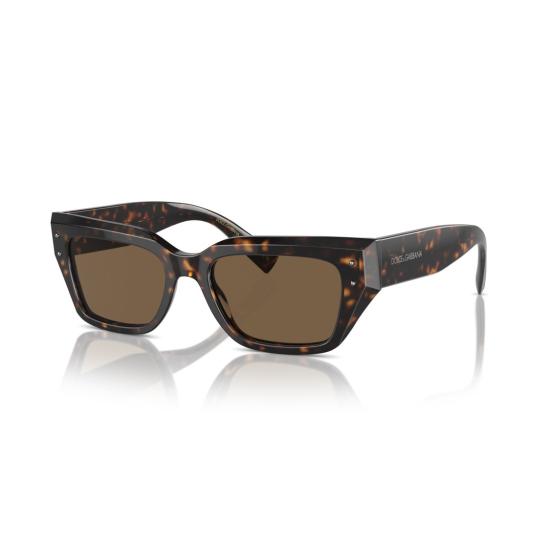 26SS 돌체앤가바나 선글라스 0Dg4462 직사각형 호피무늬 아세테이트 - DOLCE & GABBANA