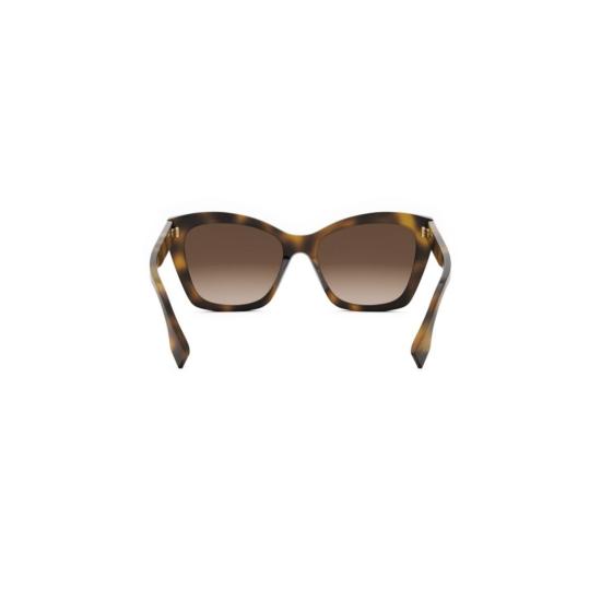 25FW 펜디 선글라스 Fe40151i 오버사이즈 스퀘어 프레임 호피무늬 - FENDI