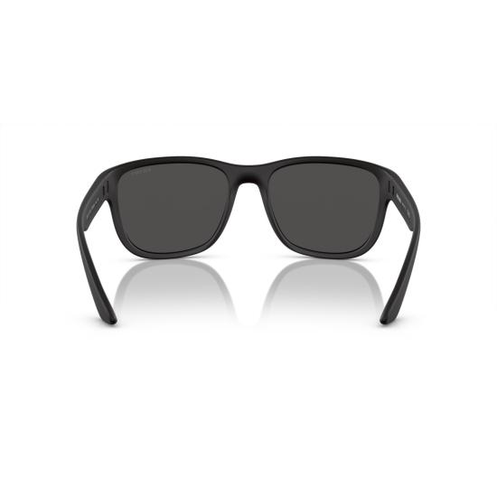 26SS 프라다 선글라스 0Ps 01Us 직사각형 무광 블랙 나일론 - PRADA