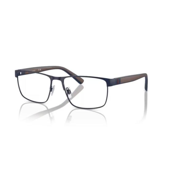  폴로 랄프로렌 안경 1229 비스타 직사각형 블랙 메탈 프레임 안경