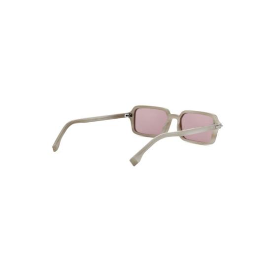 25FW 펜디 선글라스 Fe40174i 반투명 아세테이트 직사각형 - FENDI