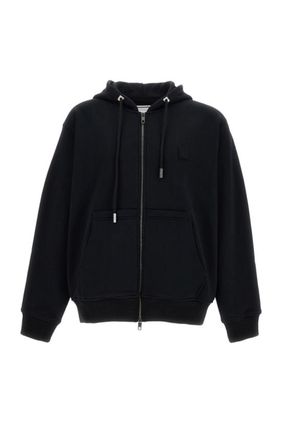 26SS 우영미 후드 티셔츠 W261TS47741B Black