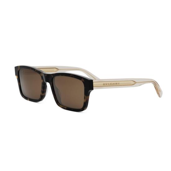 25FW 불가리 선글라스 Bv40055i 호피무늬 직사각형 - BVLGARI