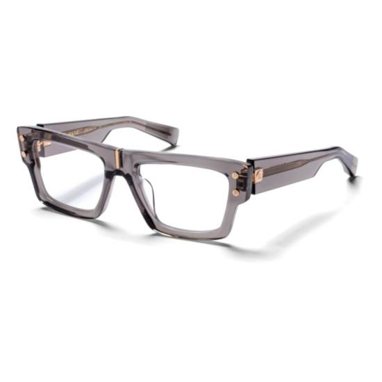  발망 안경 웅장한 직사각형 프레임 안경 - BALMAIN