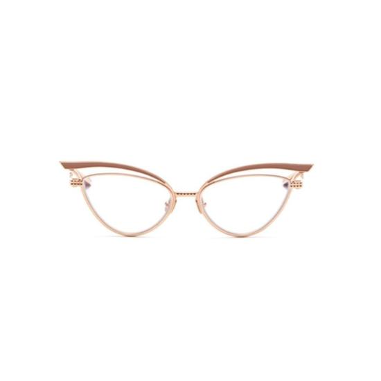  발렌티노 가라바니 안경 V - 글래스라이너 골드 캣아이 프레임 안경