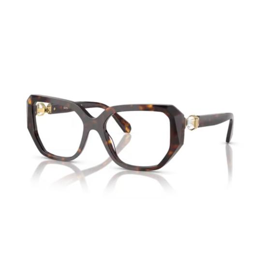 26SS 스와로브스키 안경 0Sk2035 오버사이즈 스퀘어 호피무늬 안경