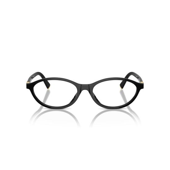 26SS 미우미우 안경 0Mu 09Xv 타원형 블랙 아세테이트 안경
