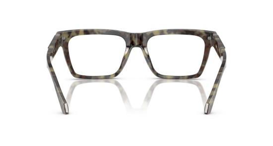 26SS 베르사체 안경 0Ve3354 오버사이즈 스퀘어 호피무늬 - VERSACE