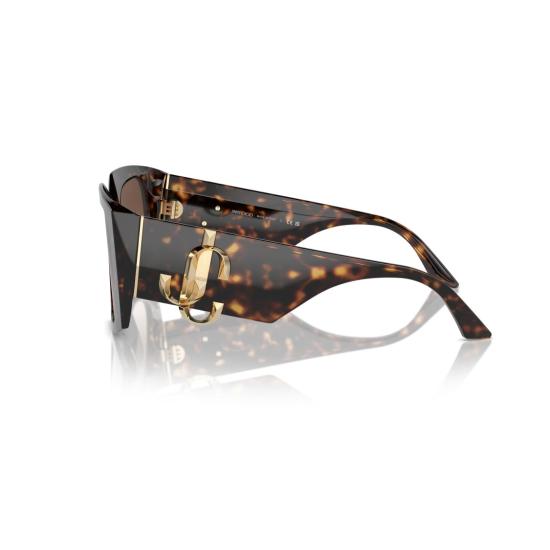 26SS 지미추 선글라스 0Jc5006u 오버사이즈 스퀘어 호피무늬 - JIMMY CHOO