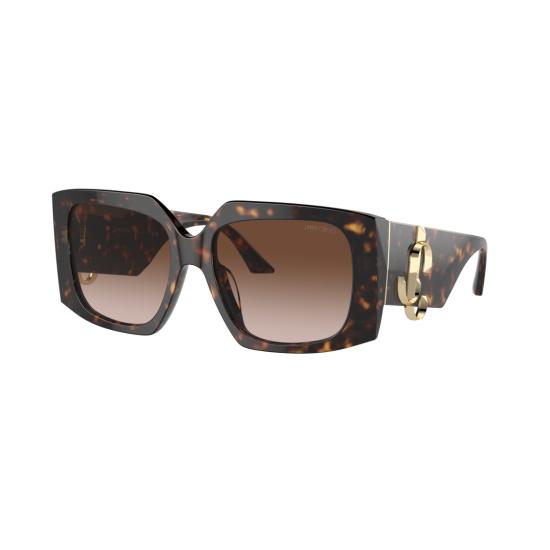 26SS 지미추 선글라스 0Jc5006u 오버사이즈 스퀘어 호피무늬 - JIMMY CHOO