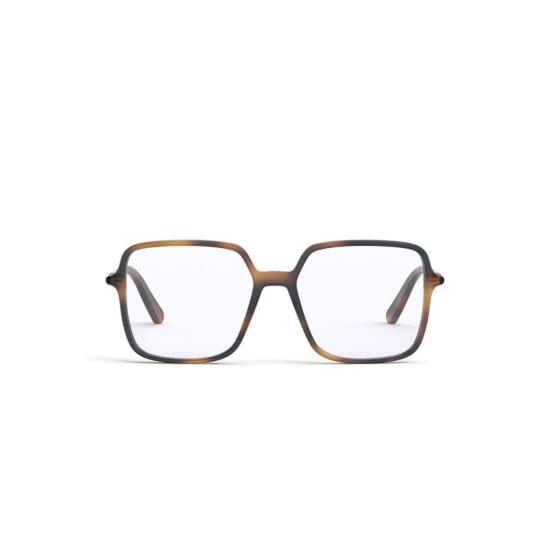  디올 안경 미니 Cd O S2i 오버사이즈 호피무늬 사각 프레임