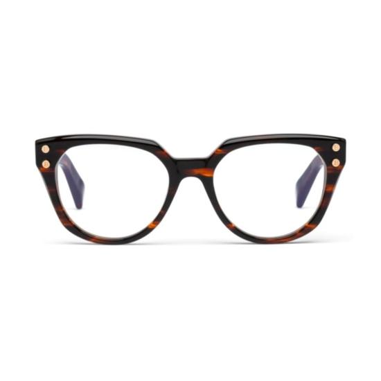  발망 안경 이본느 캣아이 호피무늬