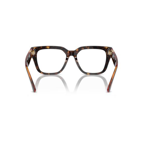 26SS 버버리 안경 0Be2403 오버사이즈 스퀘어 호피무늬 아세테이트 - BURBERRY