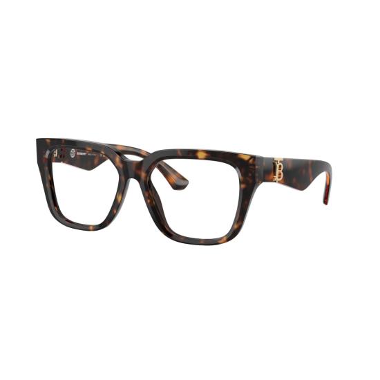 26SS 버버리 안경 0Be2403 오버사이즈 스퀘어 호피무늬 아세테이트 - BURBERRY