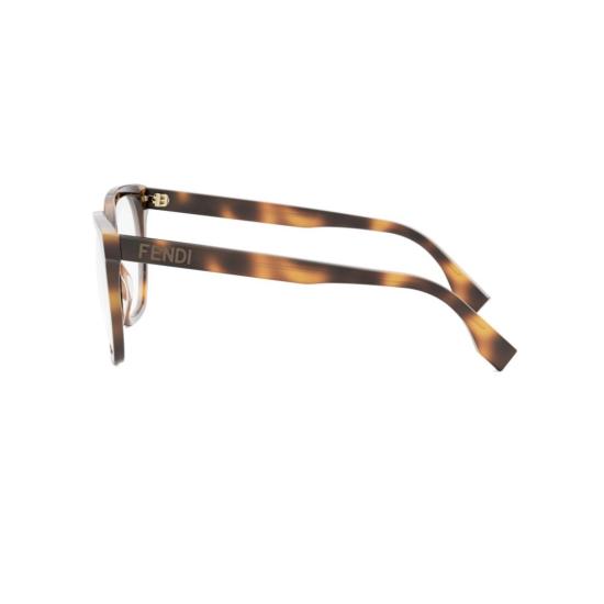 25FW 펜디 안경 Fe50087i 오버사이즈 호피무늬 사각 프레임 - FENDI