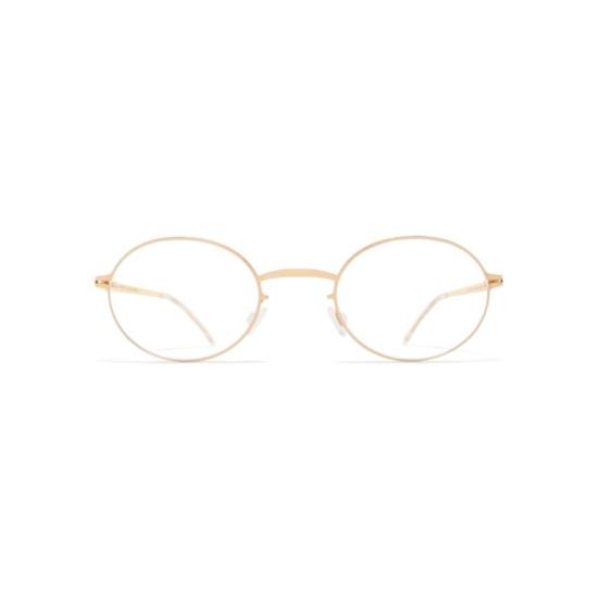  마이키타 안경 에미 라운드 골드톤 메탈 안경