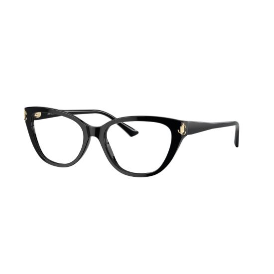 26SS 지미추 안경 0Jc3011 유광 블랙 아세테이트 캣아이 - JIMMY CHOO