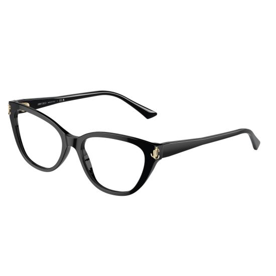 26SS 지미추 안경 0Jc3011 유광 블랙 아세테이트 캣아이 - JIMMY CHOO