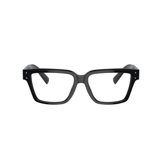 26SS 돌체앤가바나 안경 0Dg3383 직사각형 블랙 아세테이트