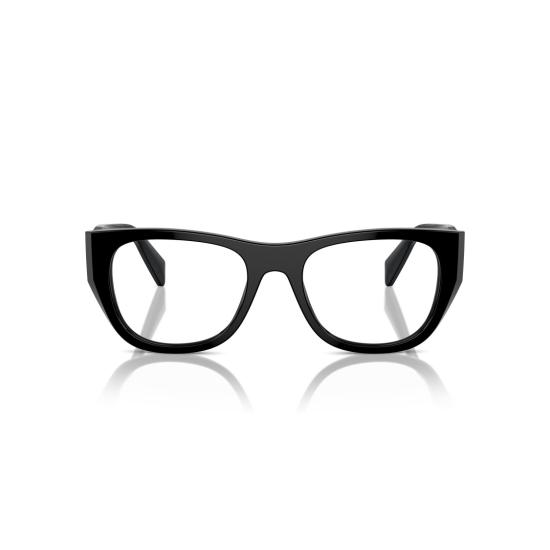 26SS 프라다 안경 0Pr A18v 오버사이즈 사각 프레임 블랙 아세테이트 안경