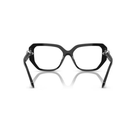 26SS 스와로브스키 안경 0Sk2035 기하학적 블랙 아세테이트 안경 - SWAROVSKI