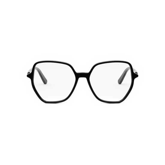  디올 안경 미니 CD O S8i 오버사이즈 기하학적 블랙 안경