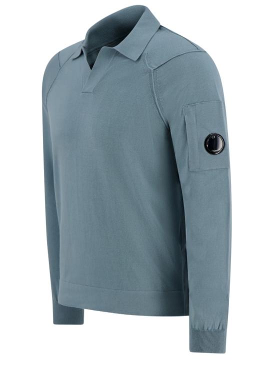 26SS 씨피 컴퍼니 폴로 티셔츠 20CMKN101A110560A809 Blue - C.P. COMPANY