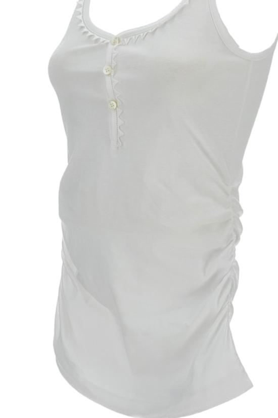 26SS 자크뮈스 민소매 티셔츠 TSW00567AJ00189100 White - JACQUEMUS