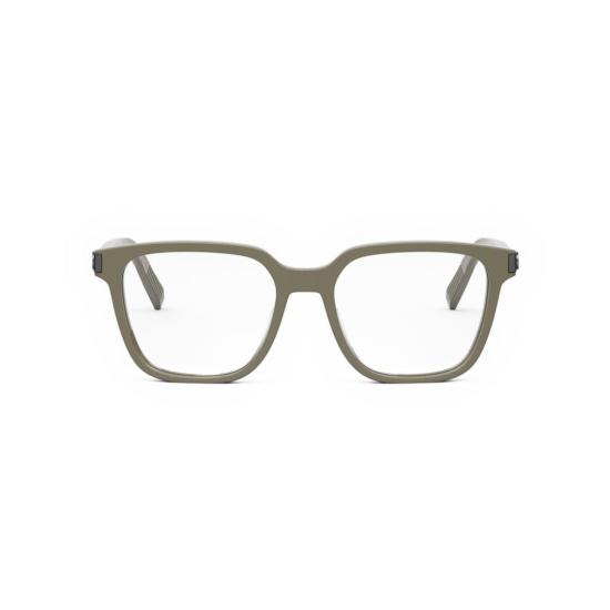 25FW 디올 안경 Cd Icono S2i 무광 올리브 그린 사각 프레임 안경