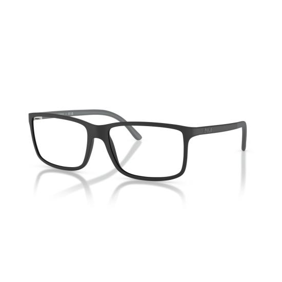 26SS 폴로 랄프로렌 안경 0Ph2126 무광 블랙 직사각형 안경 - POLO RALPH LAUREN