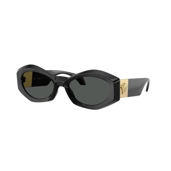 26SS 베르사체 선글라스 0Ve4466u 기하학적 캣아이 - VERSACE