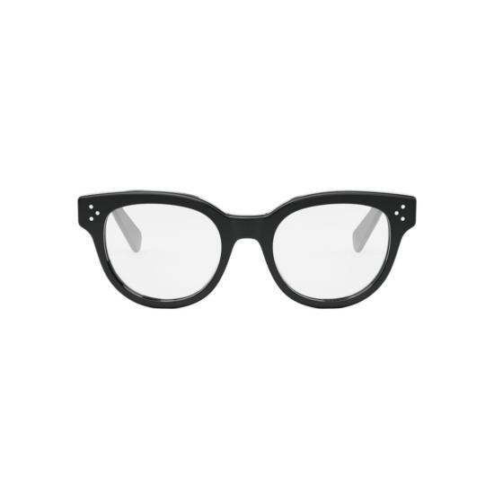 25FW 셀린느 안경 Cl50109i 볼드 라운드 스퀘어 블랙 안경