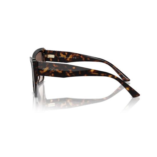 26SS 지미추 선글라스 0Jc5001b 오버사이즈 호피무늬 사각 - JIMMY CHOO