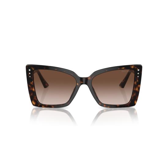 26SS 지미추 선글라스 0Jc5001b 오버사이즈 호피무늬 사각 - JIMMY CHOO