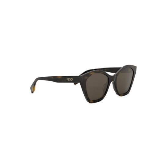 25FW 펜디 선글라스 Fe40175i 호피무늬 오버사이즈 캣아이 - FENDI