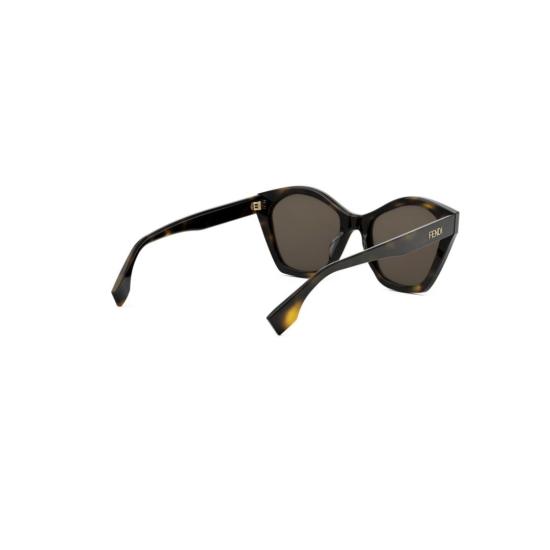 25FW 펜디 선글라스 Fe40175i 호피무늬 오버사이즈 캣아이 - FENDI