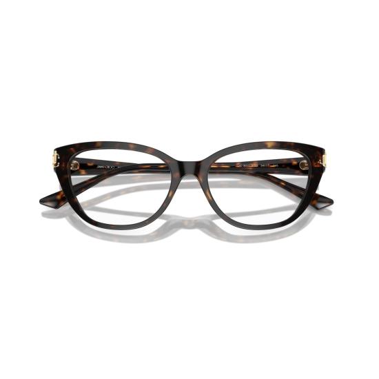 26SS 지미추 안경 0Jc3011 캣아이 호피무늬 아세테이트 - JIMMY CHOO