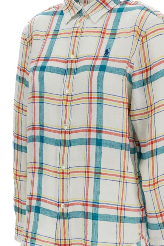 26SS 폴로 랄프로렌 셔츠 211970733501WHITETEALREDMULTI Neutrals - POLO RALPH LAUREN