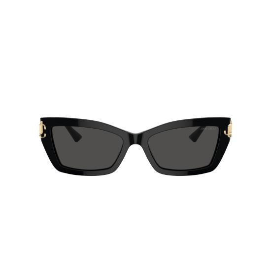 26SS 지미추 선글라스 0Jc5011u 직사각형 블랙 아세테이트 - JIMMY CHOO