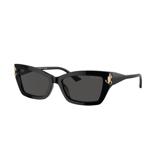 26SS 지미추 선글라스 0Jc5011u 직사각형 블랙 아세테이트 - JIMMY CHOO