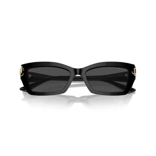 26SS 지미추 선글라스 0Jc5011u 직사각형 블랙 아세테이트 - JIMMY CHOO