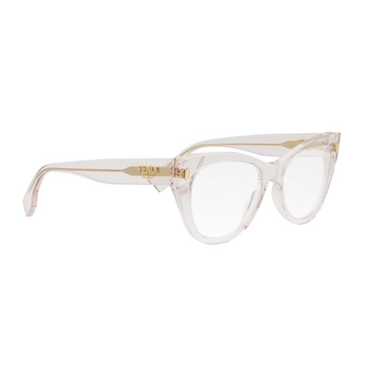 25FW 펜디 안경 Fe50086i 반투명 아세테이트 캣아이 안경 - FENDI