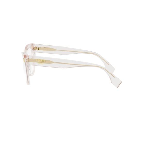 25FW 펜디 안경 Fe50086i 반투명 아세테이트 캣아이 안경 - FENDI
