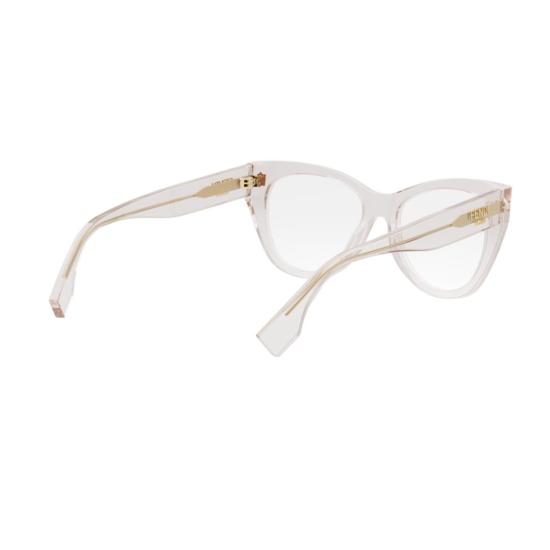 25FW 펜디 안경 Fe50086i 반투명 아세테이트 캣아이 안경 - FENDI