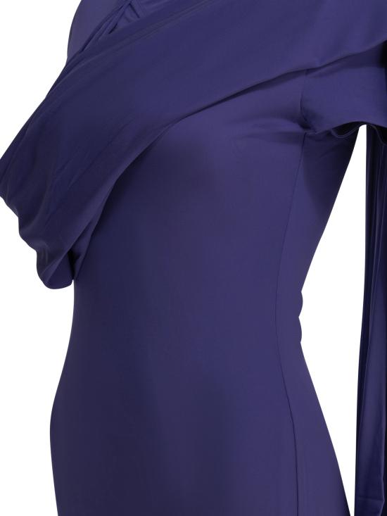 26SS 아크네 스튜디오 레이어드 미디 드레스 A20930BPB Purple - ACNE STUDIOS