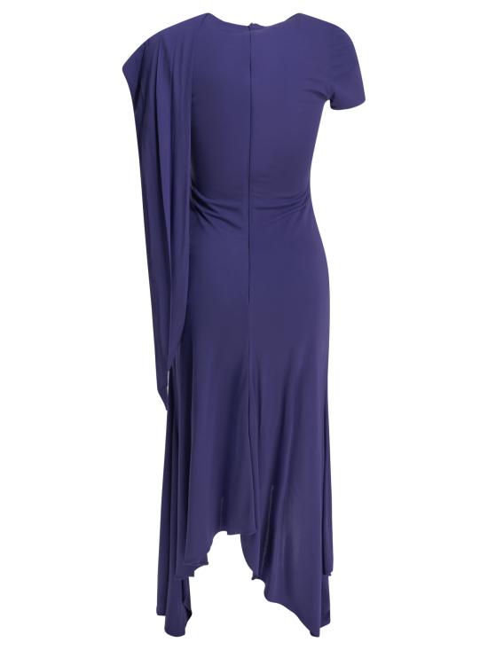 26SS 아크네 스튜디오 레이어드 미디 드레스 A20930BPB Purple - ACNE STUDIOS