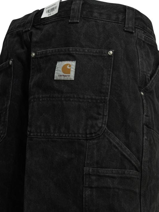 26SS 칼하트 WIP OG 더블 니 쇼츠 I0365903R2 60 Black - CARHARTT WIP