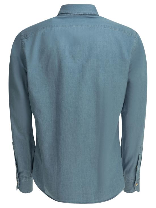 26FW 보리엘로 긴팔 셔츠 9095 2DENIM Light blue - BORRIELLO