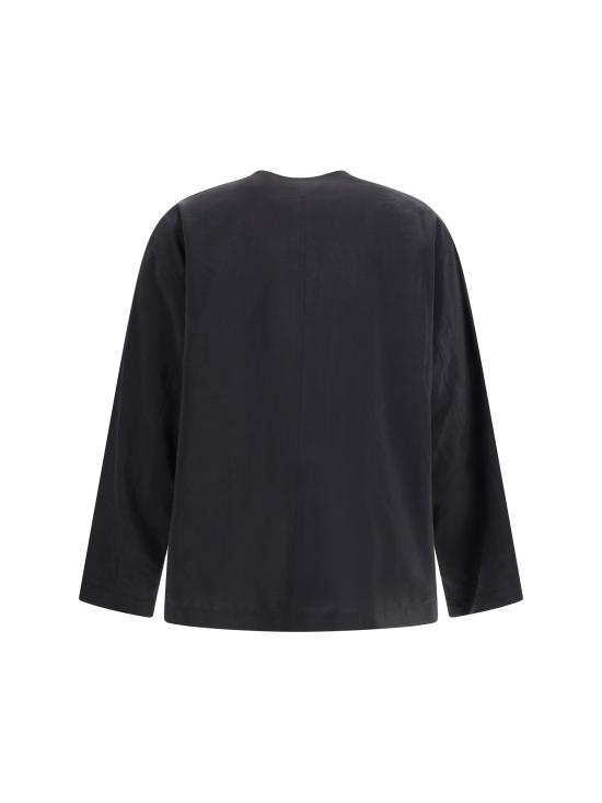 26SS 르메르 긴팔 셔츠 SH1235LF1308 BK999 BLACK - LEMAIRE