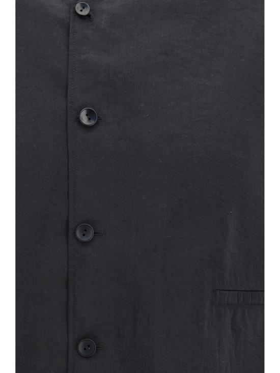 26SS 르메르 긴팔 셔츠 SH1235LF1308 BK999 BLACK - LEMAIRE